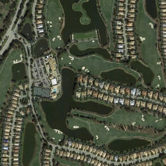 Copperleaf at The Brooks aerial image
